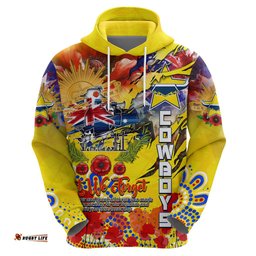 personalised australia rugby cowboys anzac hoodie north queensland scratch style dt02