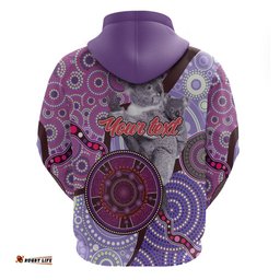 personalised australia koala naidoc 2024 hoodie keep the fire burning