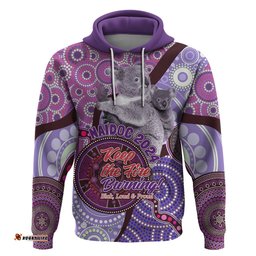 personalised australia koala naidoc 2024 hoodie keep the fire burning