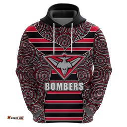 afl bombers hoodie mix dot aboriginal