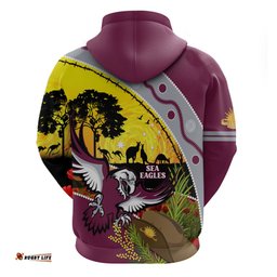 eagles rugby anzac day hoodie silvertails rosemary starry night