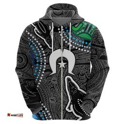 torest trait islands mix crocodine aboriginal pattern hoodie ts04