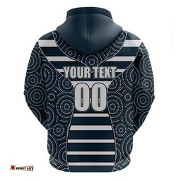 afl blues hoodie mix dot aboriginal