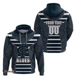 afl blues hoodie mix dot aboriginal