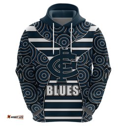 afl blues hoodie mix dot aboriginal