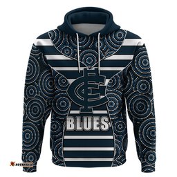 afl blues hoodie mix dot aboriginal