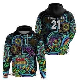 custom kangaroos football aboriginal art hoodie naidoc indigenous tribal