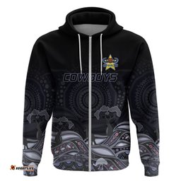 custom cowboys rugby hoodie the starry night indigenous