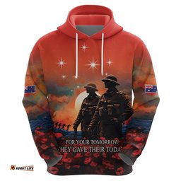 new zealand anzac the stars of matariki hoodie for your tomorrow they gave their today