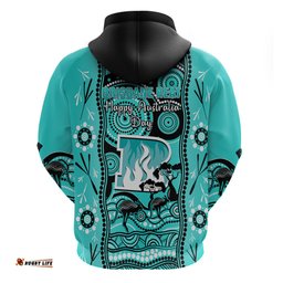brisbane heat cricket hoodie happy australia day aboriginal art