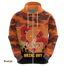 custom giants football anzac hoodie gallipoli camouflage with poppies