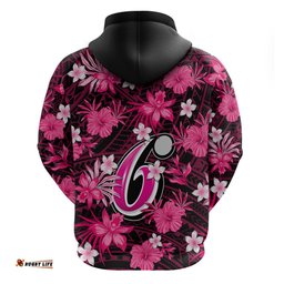 australian sixers cricket hoodie baeuty pacific hibiscus and polynesian pattern