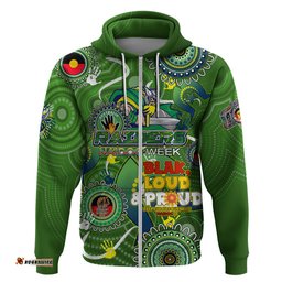 personalised naidoc week 2024 raiders hoodie australia fire burning dt02