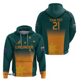 custom wallaroos womens rugby hoodie sporty style