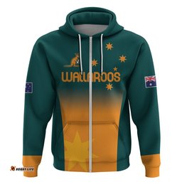 custom wallaroos womens rugby hoodie sporty style