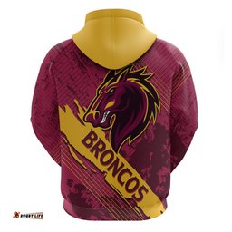 brisbane broncos hoodie nrl angry broncos