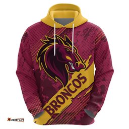 brisbane broncos hoodie nrl angry broncos