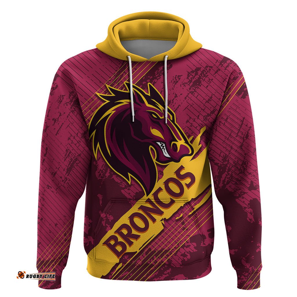 brisbane broncos hoodie nrl angry broncos