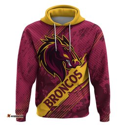 brisbane broncos hoodie nrl angry broncos