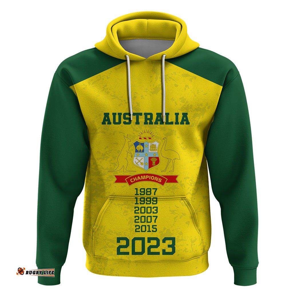 custom australia cricket hoodie history champions world cup unique