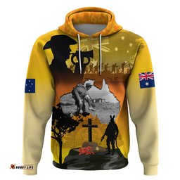 australia anzac day hoodie gallipoli lest we forget