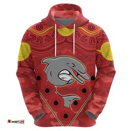 custom dolphins rugby anzac hoodie aboriginal and army patterns