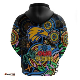 eagles football aboriginal art hoodie naidoc indigenous tribal