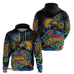 eagles football aboriginal art hoodie naidoc indigenous tribal