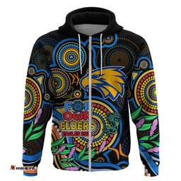 eagles football aboriginal art hoodie naidoc indigenous tribal