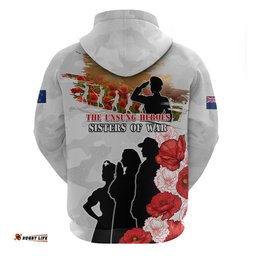 new zealand anzac day hoodie the unsung heroes sisters of war