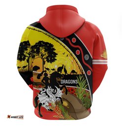 dragons rugby anzac day hoodie saints rosemary starry night
