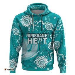 custom brisbane cricket indigenous hoodie feel the heat