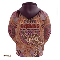 fire together naidoc 2024 hoodie indigenous cultural spirit