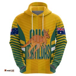 custom australia soccer hoodie go matildas dynamic national colors