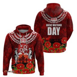 new zealand anzac waitangi day hoodie hei tiki and soldier