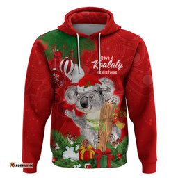 koala lover hoodie australia merry christmas aboriginal