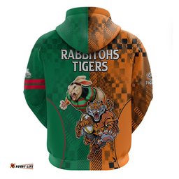 wests tigers and rabbitohs rugby hoodie sporty style