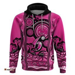 sydney sixers cricket hoodie happy australia day aboriginal art