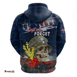 australia anzac day hoodie freedom aint free