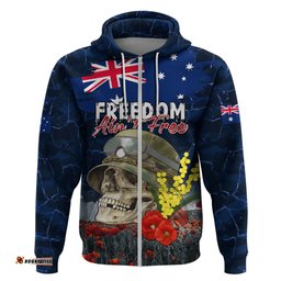 australia anzac day hoodie freedom aint free