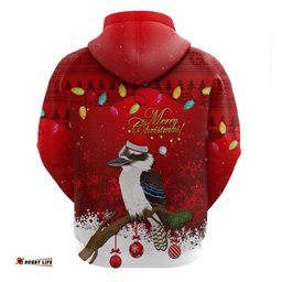australia christmas hoodie aussie kookaburra santa merry xmas