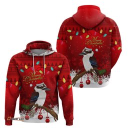 australia christmas hoodie aussie kookaburra santa merry xmas
