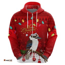 australia christmas hoodie aussie kookaburra santa merry xmas