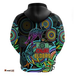 kangaroos football aboriginal art hoodie naidoc indigenous tribal
