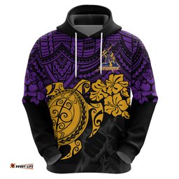 custom storm rugby hoodie melbourne hibiscus and turtle with polynesian pattern