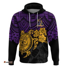 custom storm rugby hoodie melbourne hibiscus and turtle with polynesian pattern