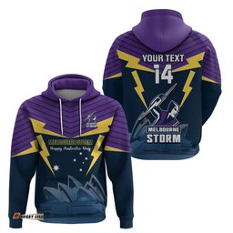 custom australia day storm hoodie nrl 2024 sydney opera house with map
