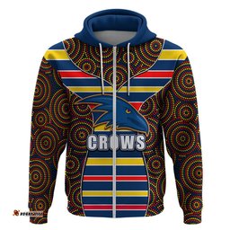 afl crows hoodie mix dot aboriginal