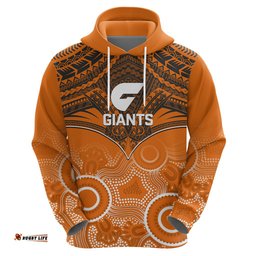 giants football hoodie gws aboriginal mix polynesian pattern