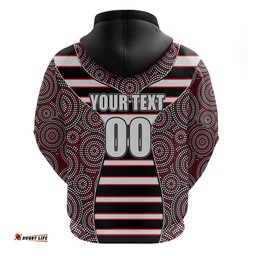 afl saints hoodie mix dot aboriginal